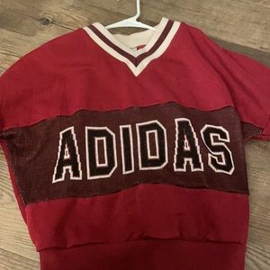 Adidas red sweatshirts 34 165/80A